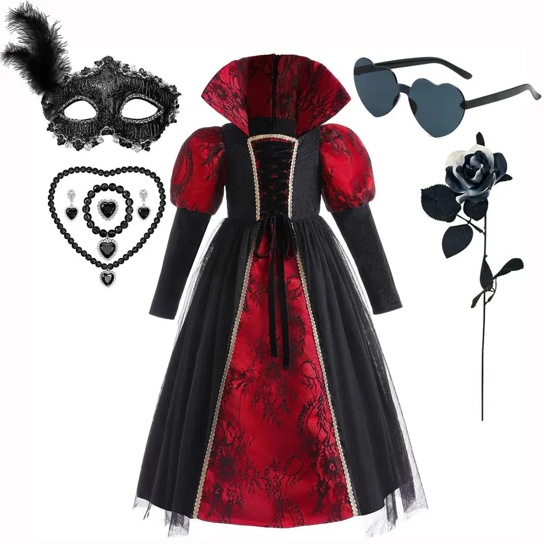 Halloween Vampire Gothic Long Dress