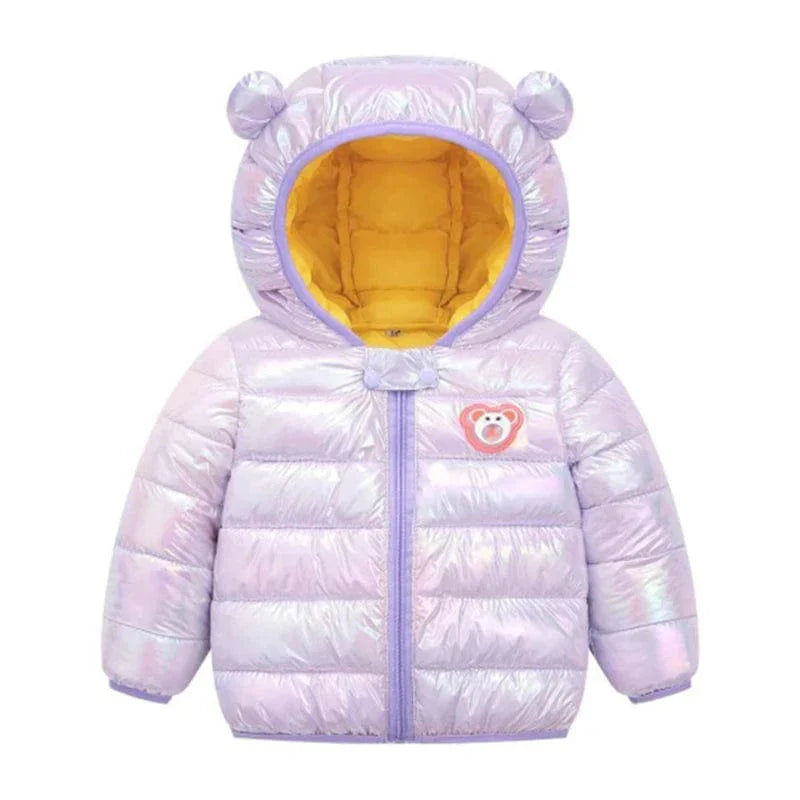 Puffer Jacket with Bear Ears
