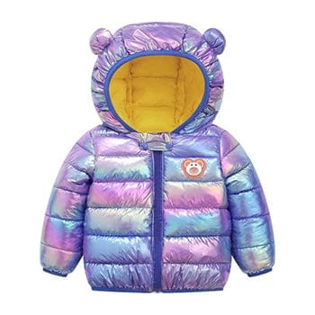 Puffer Jacket with Bear Ears