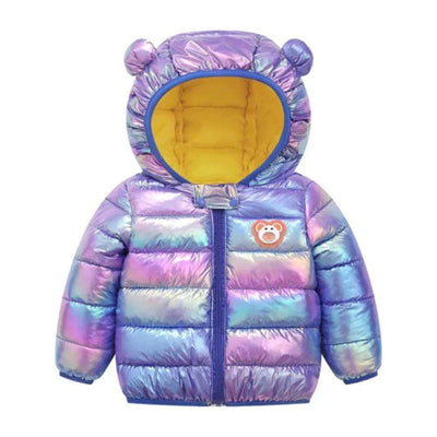 Puffer Jacket with Bear Ears