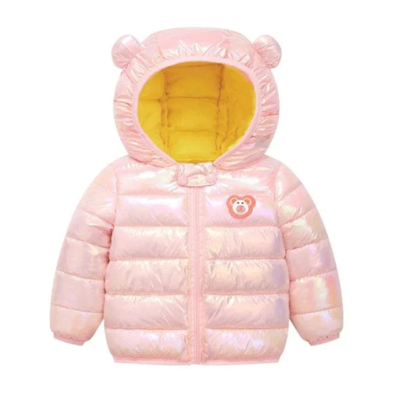 Puffer Jacket with Bear Ears