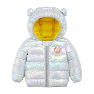 Puffer Jacket with Bear Ears
