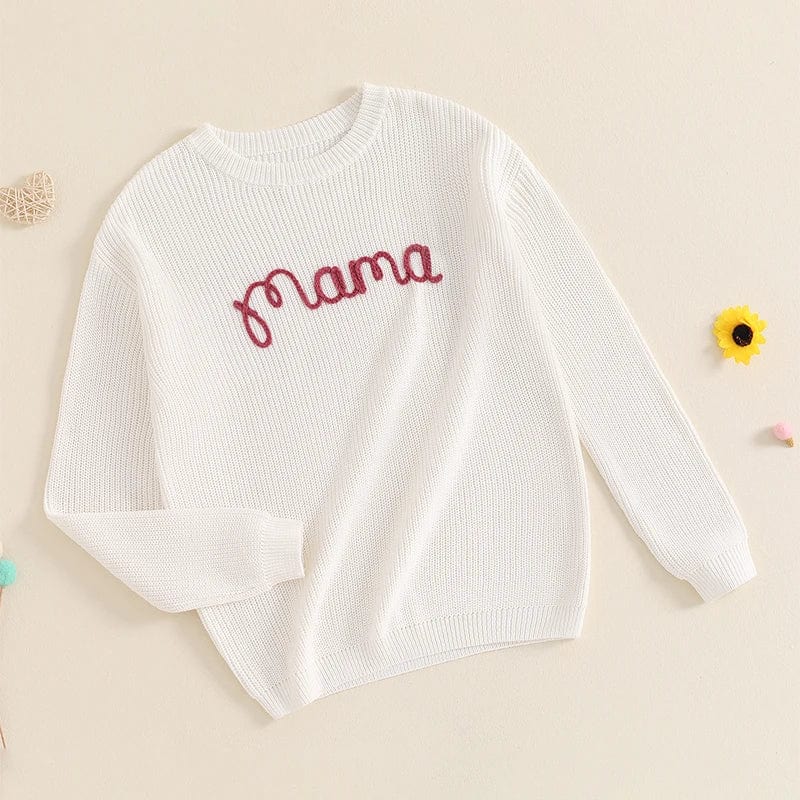 Matching Mama and Mini Knit Sweater Set