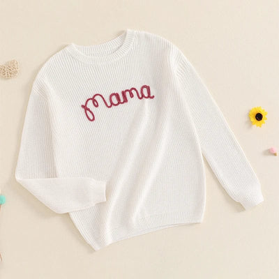 Matching Mama and Mini Knit Sweater Set