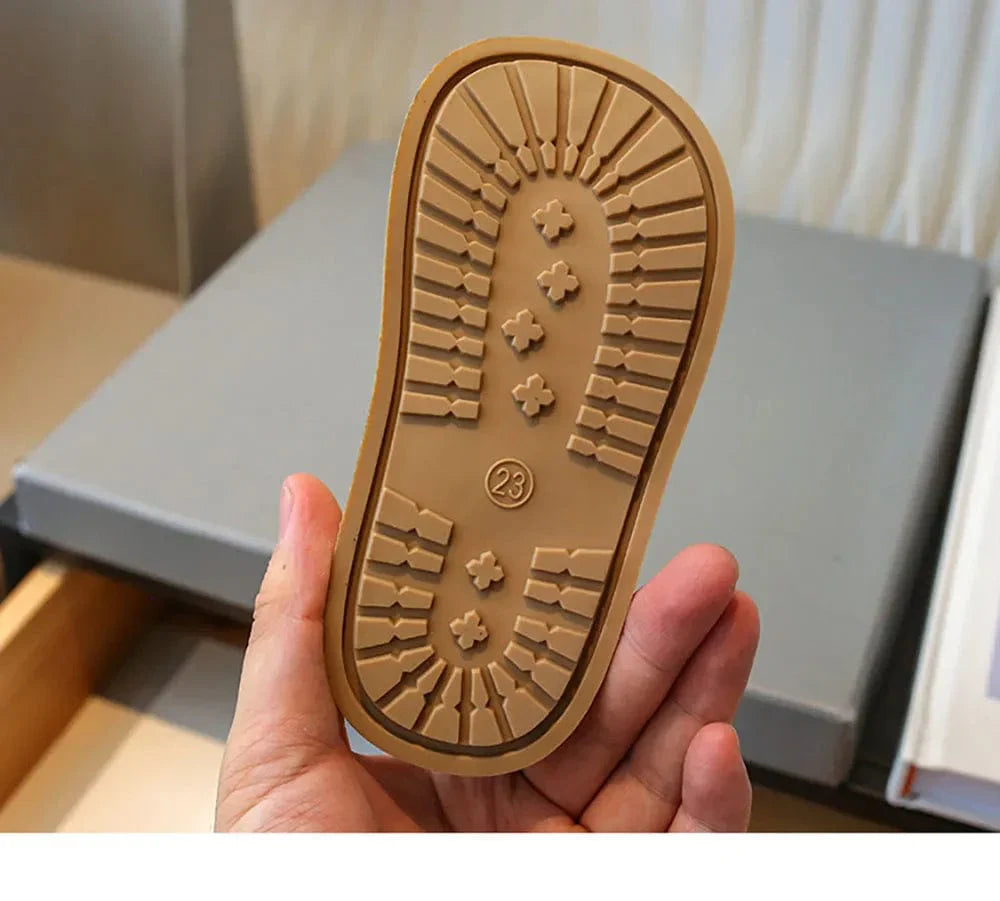 Quilted Winter Baby Boots