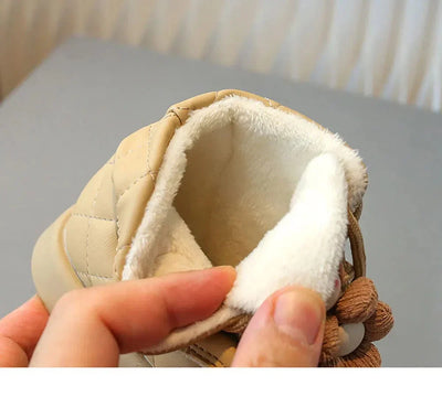Quilted Winter Baby Boots