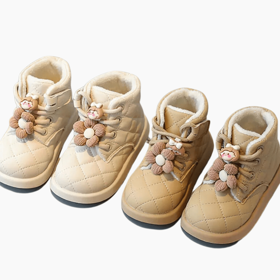 Quilted Winter Baby Boots