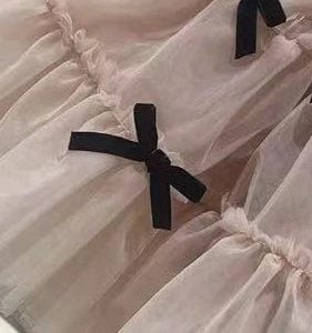 Layered Tulle Dress with Bows