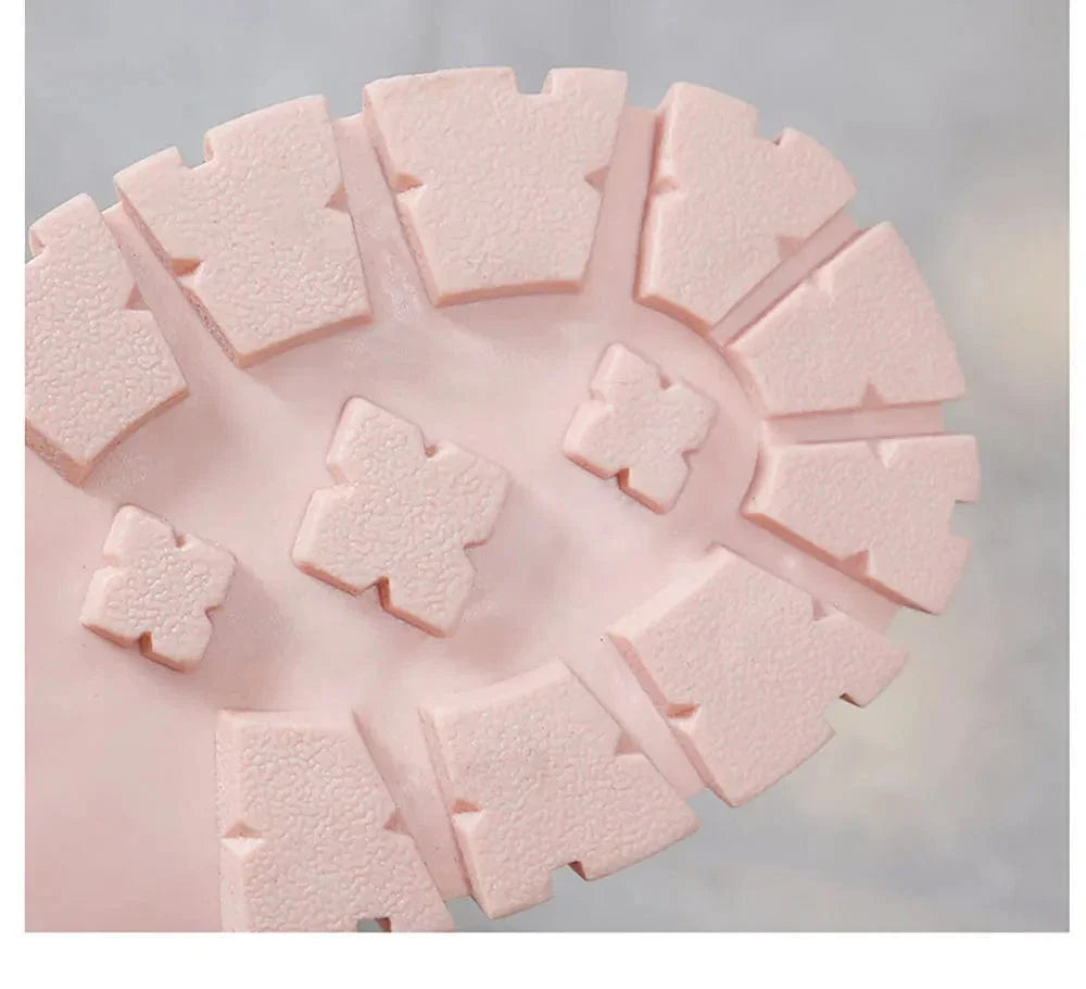 Stylish Pearl Bow Boots