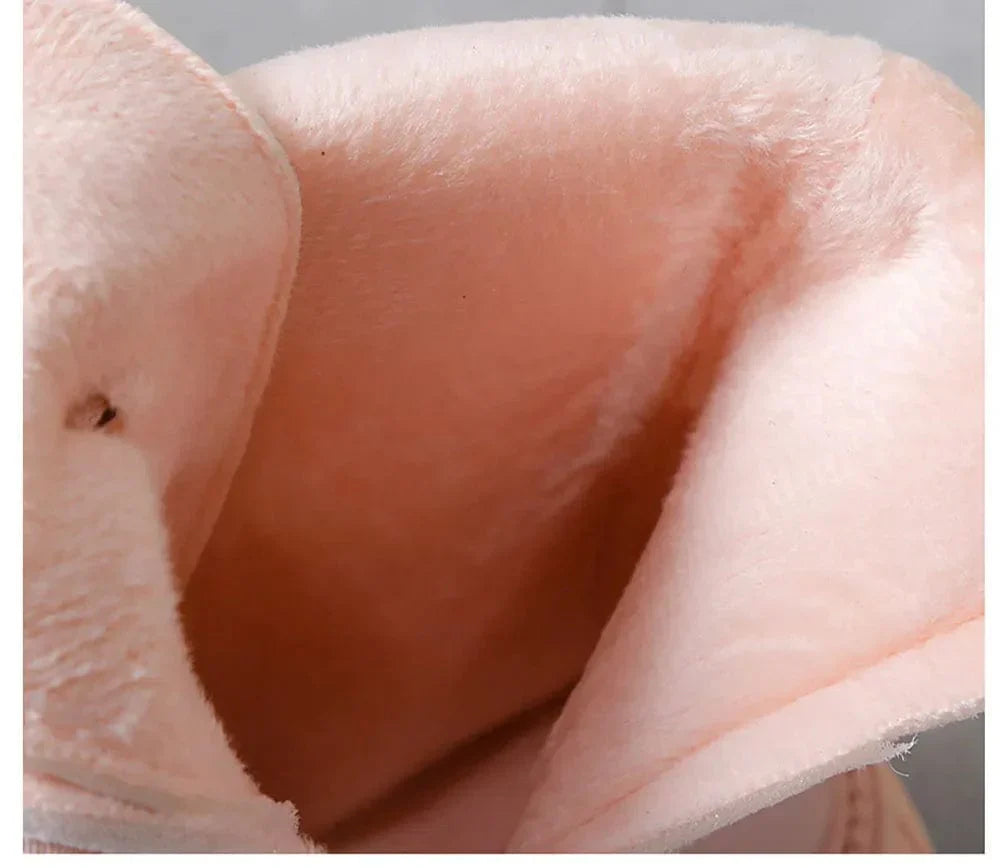 Stylish Pearl Bow Boots