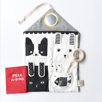 Wee Gallery Organic Cotton Peekaboo Pets Activity Pad