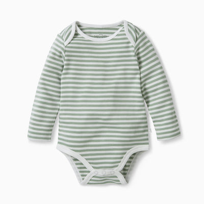 Sage Long Sleeve Bodysuit 4 Pack