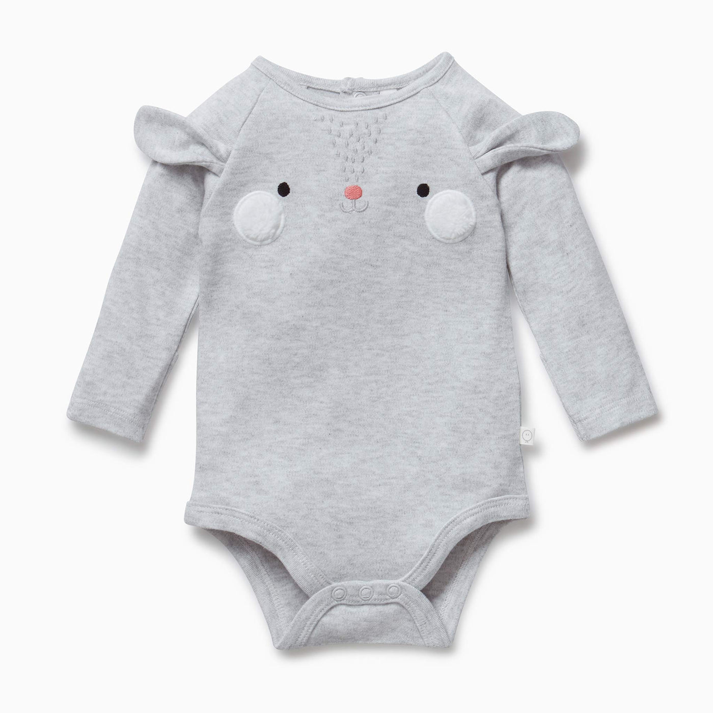 flatlay_roundel_signature_fabric baby and toddler Bunny suit bodysuit                                                                                                          