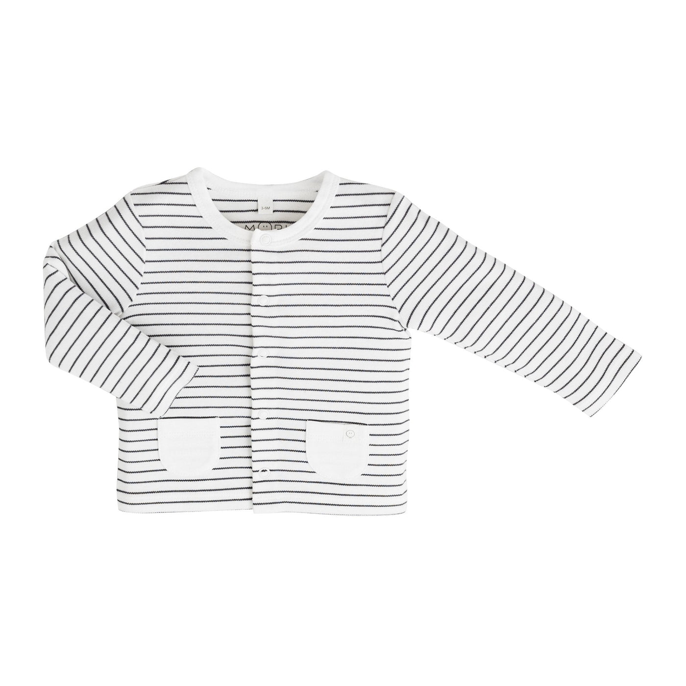 Grey Stripe Cardigan