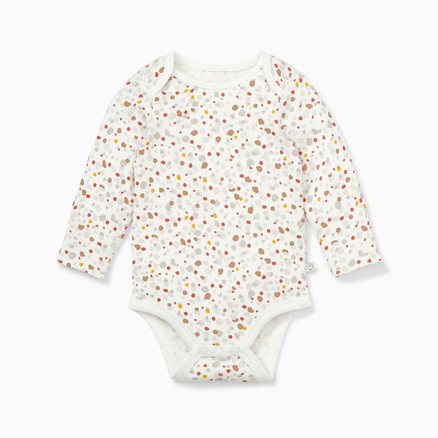 Caramel  Stripe & Pebble Long Sleeve Bodysuit 4 Pack