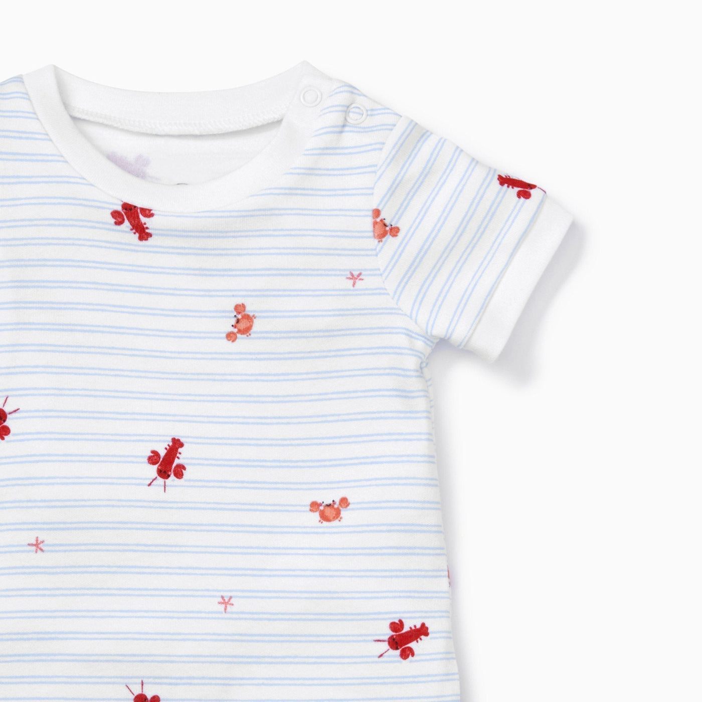 Ocean Stripe Summer Sleepsuit