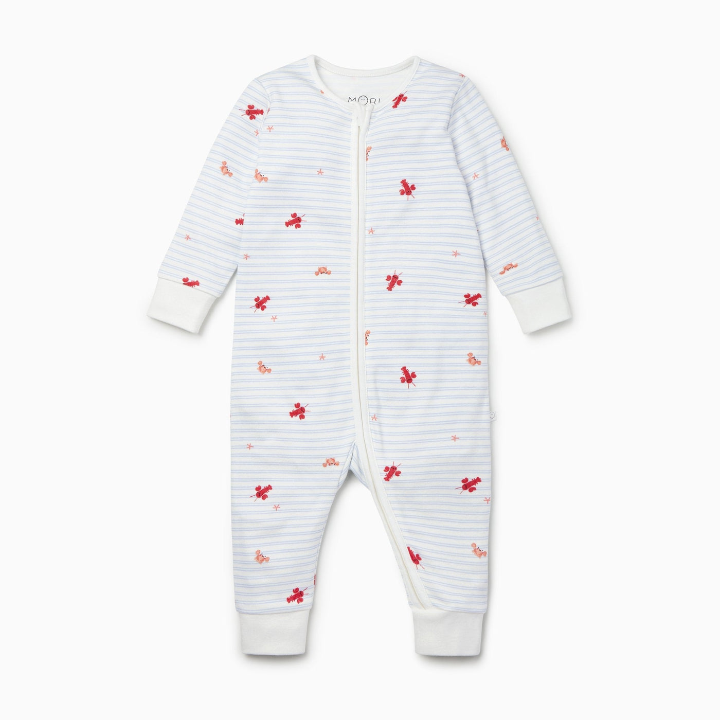 Ocean & Coral Zip-Up Sleepsuit 4 Pack