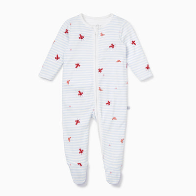 Ocean & Coral Zip-Up Sleepsuit 4 Pack