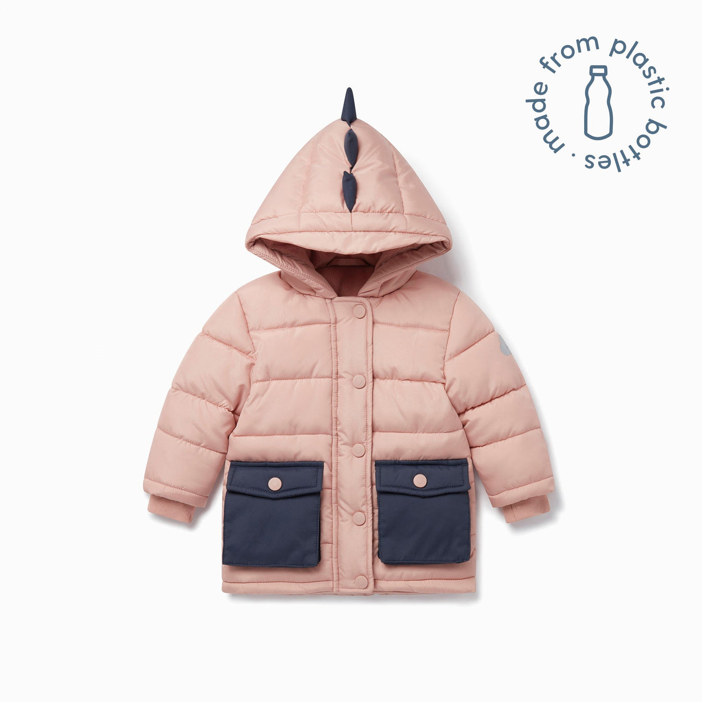 Recycled Waterproof Padded Dino Coat