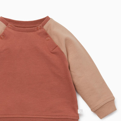 Terracotta Raglan Sweatshirt