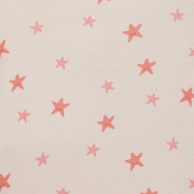 Starfish Frilled Zip-Up Sleepsuit & Turban Set